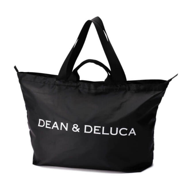 DEAN & DELUCA(ディーンアンドデルーカ)の【新品未開封】DEAN & DELUCA　パッカブルトートバッグ ブラック レディースのバッグ(トートバッグ)の商品写真