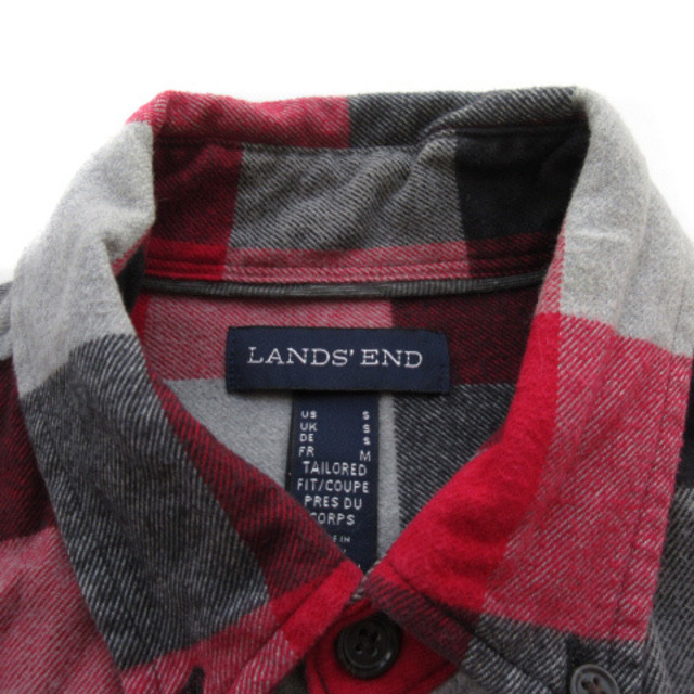 LANDS’END(ランズエンド)のランズエンド LANDS' END シャツ ボタンダウン チェック 長袖 S  メンズのトップス(シャツ)の商品写真