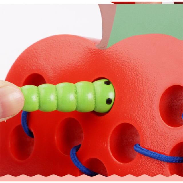 新品】モンテッソーリ 知育玩具 ひも通し りんご あおむし 木製の通販 by 海外輸入品・ハンドメイドmocoshop|ラクマ 新品】モンテッソーリ 知育玩具 ひも通し りんご あおむし 木製の通販 by 海外輸入品・ハンドメイドmocoshop|ラクマ