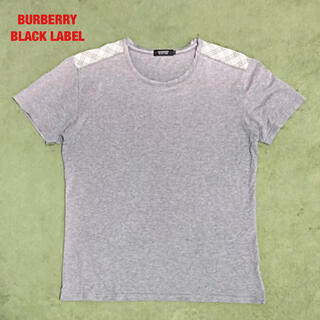 バーバリーブラックレーベル(BURBERRY BLACK LABEL)の【人気】BURBERRY BLACK LABEL　クルーネックT　ノバチェック(Tシャツ/カットソー(半袖/袖なし))