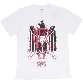 ロカウェア(Rocawear)のROCA WEAR ロカウェア イーグルロゴ 半袖 Tシャツ ホワイト L(Tシャツ/カットソー(半袖/袖なし))