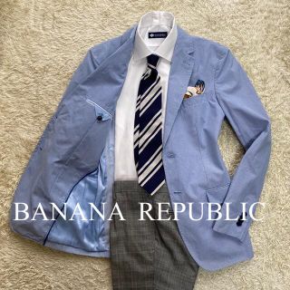 バナナリパブリック(Banana Republic)のバナナリパブリック　36 テーラードジャケット　ビジネス　ビジカジ　ジャケパン(テーラードジャケット)