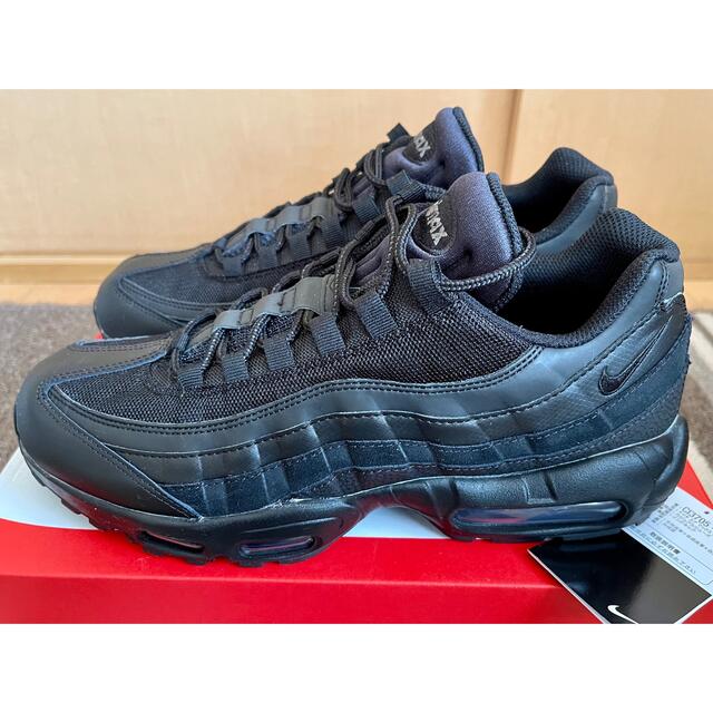 AIRMAX95ナイキ NIKE AIRMAX95 ESSENTIAL ブラック 28.5㎝ - スニーカー