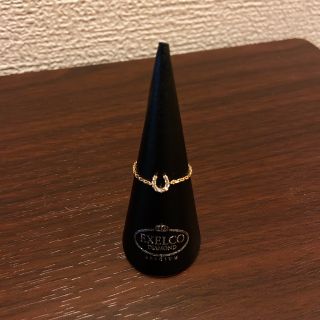 COCOSHNIK - 10金 ダイヤモンド 馬蹄モチーフ チェーンリングの通販 by