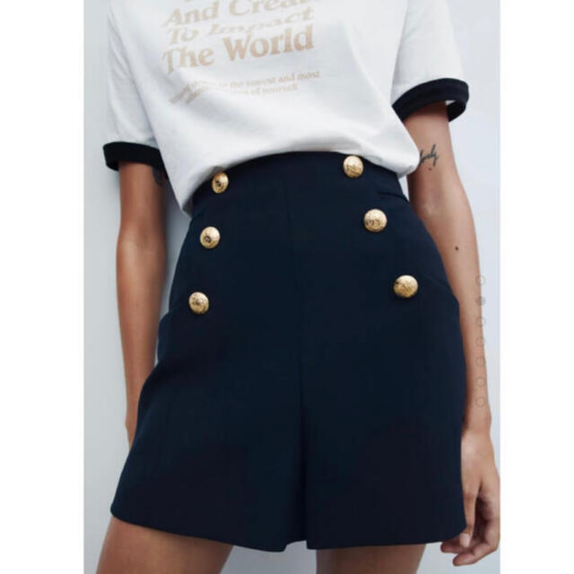 ZARA - ZARA ショートパンツ Sサイズ マリン 新品未使用の通販 by kana7's shop|ザラならラクマ ZARA - ZARA ショートパンツ Sサイズ マリン 新品未使用の通販 by kana7's shop|ザラならラクマ