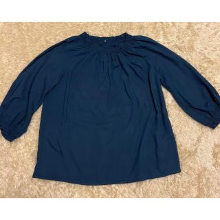 ユニクロ(UNIQLO)のUNIQLO 160㎝七分丈ブラウス(Tシャツ/カットソー)