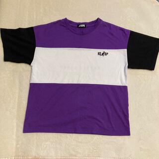 カンゴール(KANGOL)のカンゴール スポーツ Tシャツ トップス 紫 むらさき 160 (Tシャツ/カットソー)