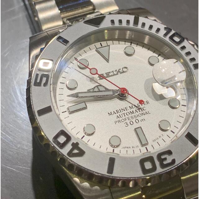 Seiko mod nh35ムーブメント搭載 セイコー ロレジウム　赤針  メンズの時計(腕時計(アナログ))の商品写真