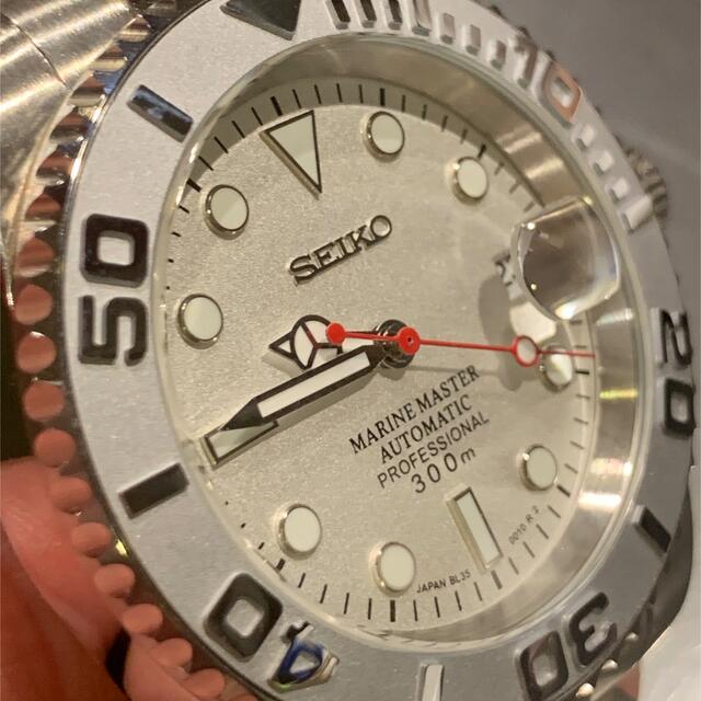 Seiko mod nh35ムーブメント搭載 セイコー ロレジウム　赤針  メンズの時計(腕時計(アナログ))の商品写真
