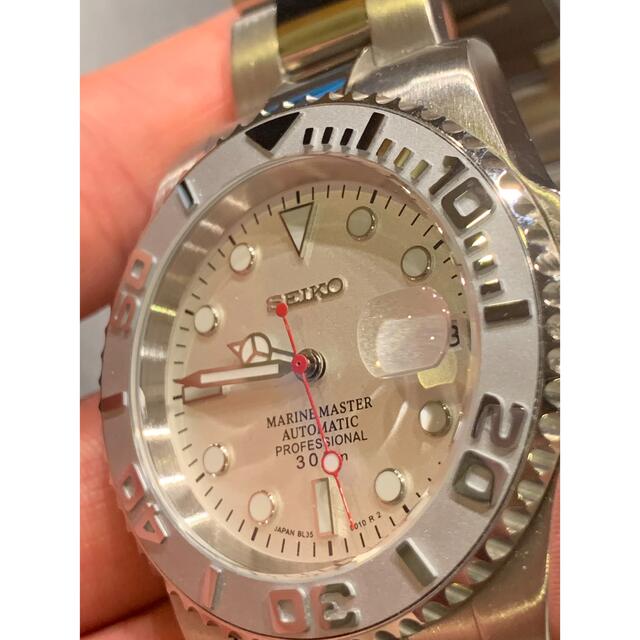 Seiko mod nh35ムーブメント搭載 セイコー ロレジウム　赤針  メンズの時計(腕時計(アナログ))の商品写真