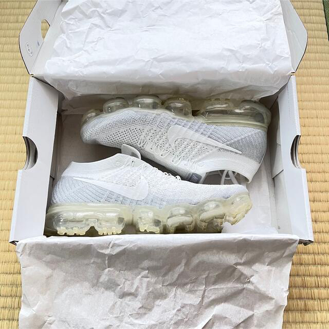 NIKE iD AIR VAPORMAX FLYKNIT 白 25cm 送料込み