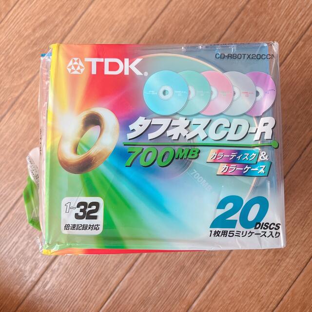 TDK CDRディスク 700MB カラーディスクケース エンタメ/ホビーのCD(その他)の商品写真