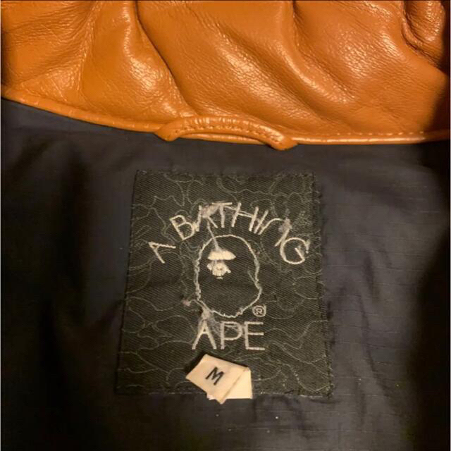 A BATHING APE(アベイシングエイプ)のマックスボンバー様専用　A BATHING APE ダウンジャケット メンズのジャケット/アウター(ダウンジャケット)の商品写真
