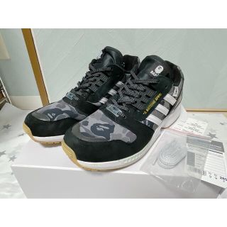 アベイシングエイプ(A BATHING APE)のADIDAS BAPE UNDEFEATED ZX 8000 ベイプ 28(スニーカー)