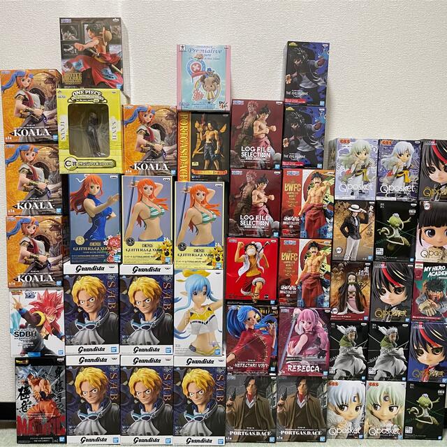 45体 ワンピース ドラゴンボール 鬼滅の刃 ヒロアカ フィギュア まとめ ...