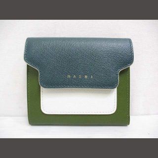 Marni - マルニ MARNI 財布 三つ折り レザー コンパクトウォレット