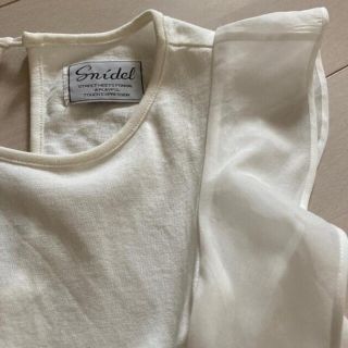 スナイデル(SNIDEL)のsnidelフリルが可愛いTシャツ(Tシャツ(半袖/袖なし))