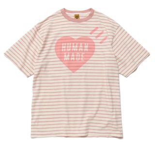 ヒューマンメイド(HUMAN MADE)の今週で出品終了！公式即完売！超希少サイズ！！最新作 BORDER T-SHIRT(Tシャツ/カットソー(半袖/袖なし))