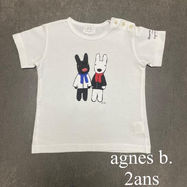 agnes b.(アニエスベー)のアニエスべー　Tシャツ　2ans   リサ＆ガスパール キッズ/ベビー/マタニティのキッズ服男の子用(90cm~)(Tシャツ/カットソー)の商品写真