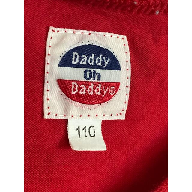 daddy oh daddy(ダディオーダディー)のDaddy oh Daddy ワンピース　チュニック　110 赤　ボーダー　星柄 キッズ/ベビー/マタニティのキッズ服女の子用(90cm~)(ワンピース)の商品写真