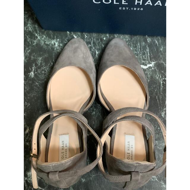 美品☆コールハーン COLE HAAN パンプス アンクルストラップ スエード 7