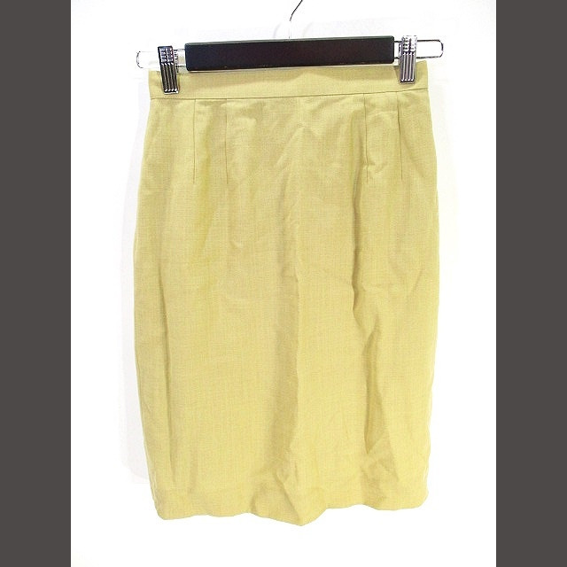Aylesbury(アリスバーリー)のアリスバーリー Aylesbury タイト スカート ひざ丈 無地 ベージュ 9 レディースのスカート(ひざ丈スカート)の商品写真