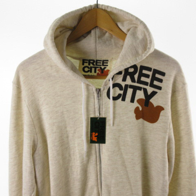 フリーシティ FREE CITY  スウェット パーカー ジップアップ ロゴ プ メンズのトップス(パーカー)の商品写真