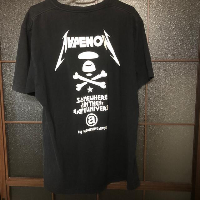 希少　モデル　aape ape apunvs メタリカ tシャツ