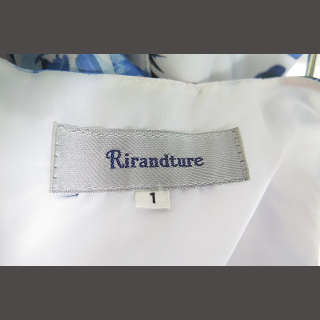 Rirandture(リランドチュール)のリランドチュール Rirandture ワンピース ノースリーブ スクエアネック レディースのワンピース(ひざ丈ワンピース)の商品写真