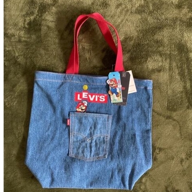 Levi's(リーバイス)のLevi's✖️スーパーマリオ　トートバッグ ハンドメイドのファッション小物(バッグ)の商品写真