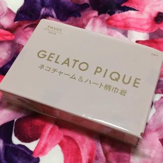 ジェラートピケ(gelato pique)のGELATO PIQUE ネコチャーム＆ハート柄巾着(チャーム)