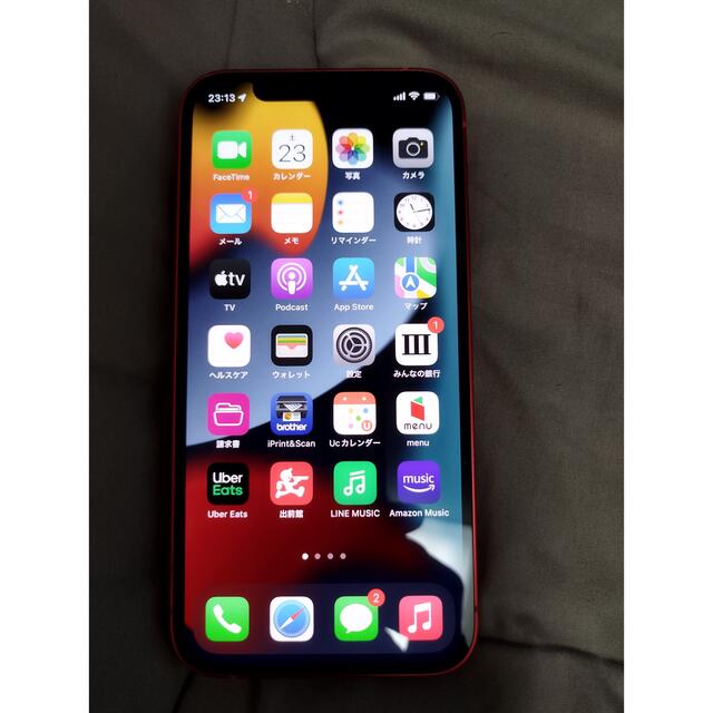【在庫あり】 iPhone12 美品　SIMフリー Red 64GB スマートフォン本体