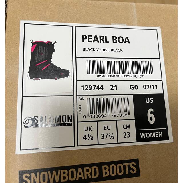 サロモン スノーボードブーツ pearl boa 23センチ-www.mwasaving.com