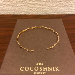 ココシュニック(COCOSHNIK)の10金　雑誌掲載多数　ラップチェーン　バングル(ブレスレット/バングル)