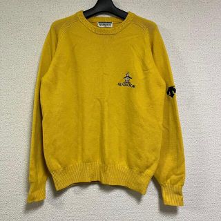 マンシングウェア(Munsingwear)の即納　GRANDSLAM MUNSINGWEAR ニット プルオーバー イエロー(ニット/セーター)