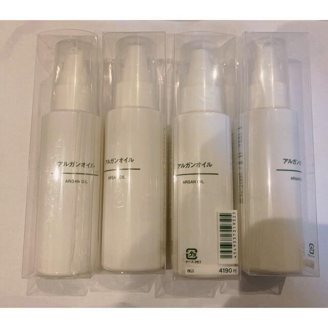 MUJI (無印良品)(ムジルシリョウヒン)の無印良品　アルガンオイル　100ml 4本セット コスメ/美容のヘアケア/スタイリング(オイル/美容液)の商品写真