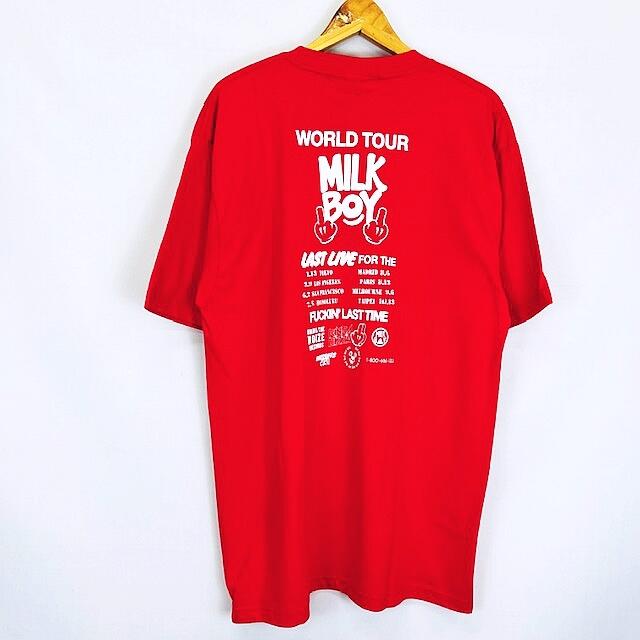 MILKBOY(ミルクボーイ)のミルクボーイ MILKBOY World Tour Tee ワールド ツアー プ メンズのトップス(Tシャツ/カットソー(半袖/袖なし))の商品写真