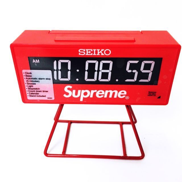 日本製・綿100% Supreme Seiko Marathon Clock シュプリーム 時計