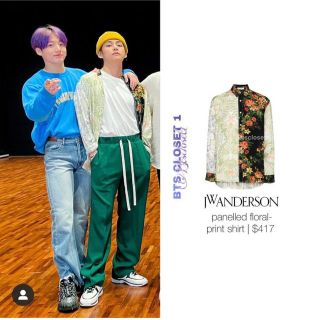 J.W.ANDERSON - BTSテテ着用 JWAnderson シャツの通販|ラクマ
