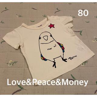 ラブアンドピースアンドマネー(Love&Peace&Money)の【専用】Love&Peace&Money 半袖Tシャツ　80(Ｔシャツ)
