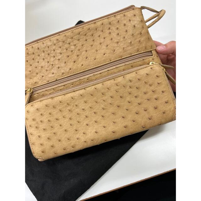 GENUINE OSTRICH SKIN 　ショルダーバッグ