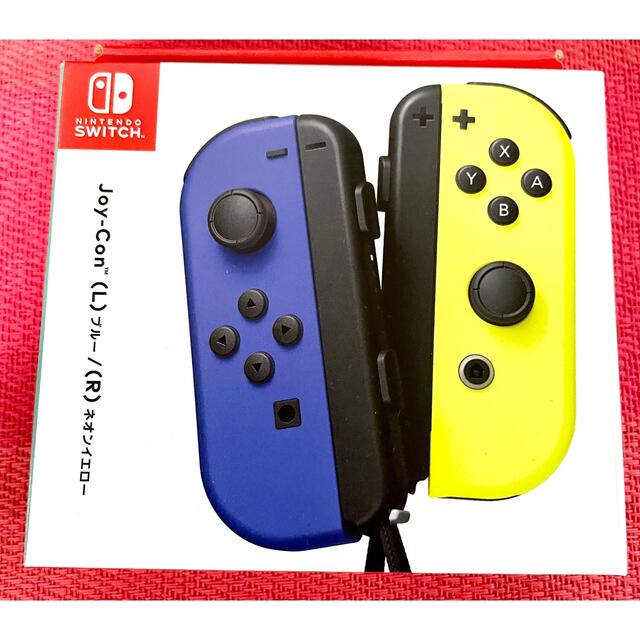 Nintendo Switch(ニンテンドースイッチ)の送料無料　未開封未使用　JOY-CON ジョイコン　ブルーイエロー エンタメ/ホビーのゲームソフト/ゲーム機本体(家庭用ゲーム機本体)の商品写真