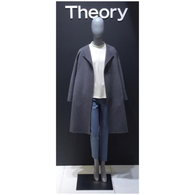 Theory luxe 19aw ノーカラーコート - ロングコート