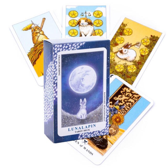 高級 タロットカード うさぎ 月 オラクル 占星術 ウサギ 兎 占い ルナラパン 入門
