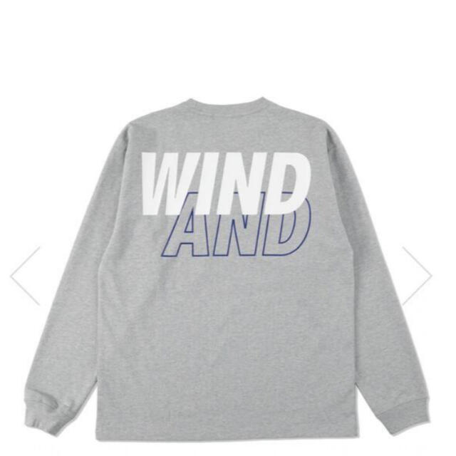 WIND AND SEA(ウィンダンシー)のSEA L/S T-shirt / Ash-R.Blue メンズのトップス(Tシャツ/カットソー(七分/長袖))の商品写真