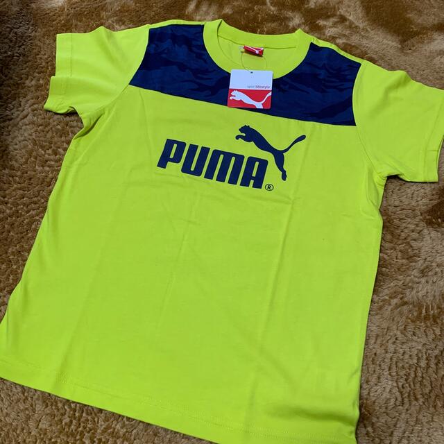 PUMA(プーマ)のお値下げ★断捨離中★プーマPUMA★半袖Tシャツ★新品 キッズ/ベビー/マタニティのキッズ服男の子用(90cm~)(Tシャツ/カットソー)の商品写真