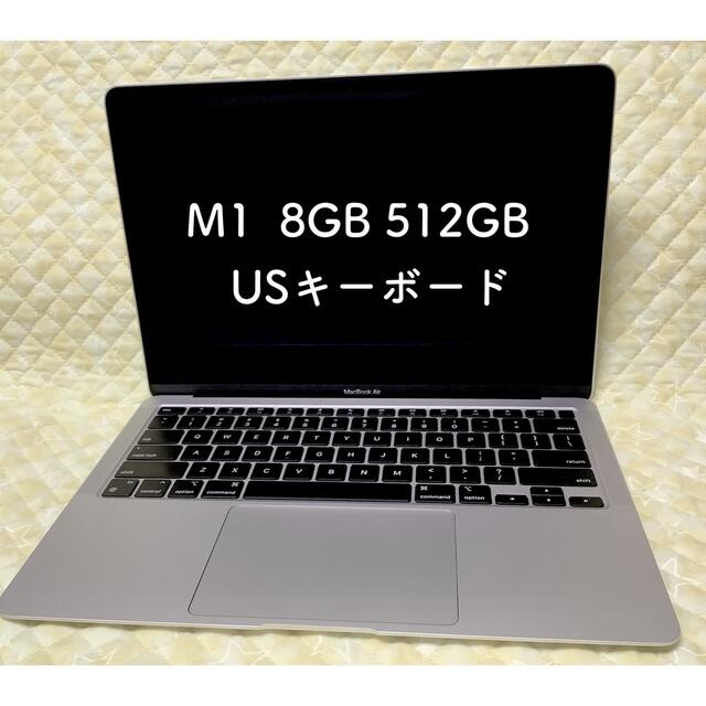 PC/タブレットMacBook Air  2020 M1  13インチ 8GB 512GB US