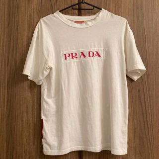 【新品　未使用】プラダ　ロゴ　白Tシャツ