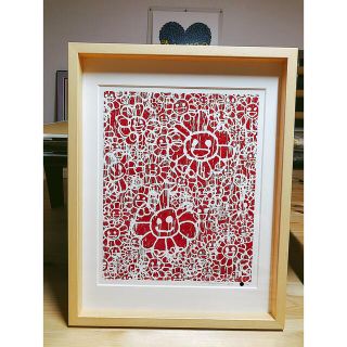 村上隆 版画 madsaki flowers A Redの通販 by Kou's shop|ラクマ