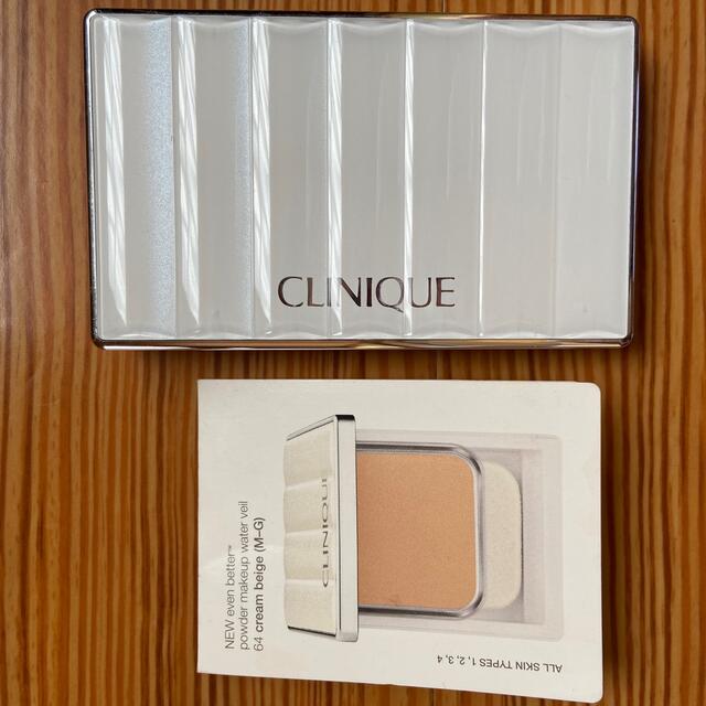 CLINIQUE(クリニーク)のクリニークファンデーションケース＋ファンデーション試供品 コスメ/美容のメイク道具/ケアグッズ(ボトル・ケース・携帯小物)の商品写真